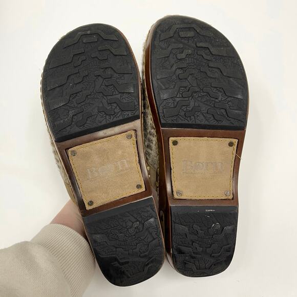 Born Bandy Birch Blanket Clogs Southwestern Textured Woven Tapestry Boho - W7/38 - Picture 8 of 12